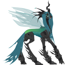 Size: 1052x915 | Tagged: safe, artist:sirph0enix, queen chrysalis, changeling, changeling queen, g4, .svg available, alternate design, female, simple background, solo, svg, transparent background, vector