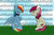 Size: 2179x1426 | Tagged: safe, artist:driftwood626, rainbow dash, roseluck, g4, blah, collar, grass