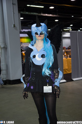 Size: 1365x2048 | Tagged: artist needed, safe, nightmare moon, human, g4, anime central, anime central 2013, convention, cosplay, irl, irl human, mask, photo, solo