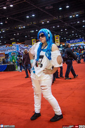 Size: 3140x4710 | Tagged: safe, artist:rladao, dj pon-3, vinyl scratch, human, g4, c2e2, c2e2 2013, clothes, convention, cosplay, headphones, irl, irl human, photo, torn clothes