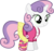 Size: 888x843 | Tagged: safe, artist:zacatron94, sweetie belle, g4, clothes, cute, equestria girls outfit, female, simple background, skirt, smiling, solo, transparent background, vector