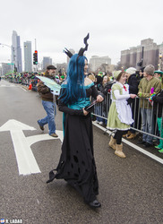 Size: 3456x4736 | Tagged: artist needed, safe, queen chrysalis, human, g4, 2013, c2e2, c2e2 2013, convention, cosplay, irl, irl human, photo