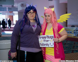 Size: 4320x3456 | Tagged: safe, fluttershy, twilight sparkle, human, g4, cosplay, irl, irl human, photo
