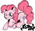 Size: 800x718 | Tagged: safe, artist:nekubi, pinkie pie, g4, cute, diapinkes, female, japanese, pixiv, solo