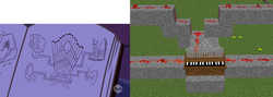 Size: 1344x477 | Tagged: safe, castle mane-ia, g4, concept, minecraft, mod, musical instrument, organ, organ to the outside