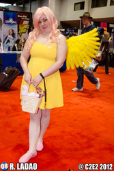 Size: 2598x3897 | Tagged: artist needed, safe, fluttershy, human, g4, c2e2, c2e2 2012, convention, cosplay, irl, irl human, photo, solo