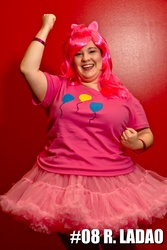 Size: 3456x5184 | Tagged: safe, pinkie pie, human, g4, clothes, cosplay, irl, irl human, photo, solo, tutu, youmacon, youmacon 2011