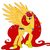 Size: 1400x1400 | Tagged: safe, artist:gabythehedgehog, edit, oc, oc only, alicorn, pony, alicorn oc, solo