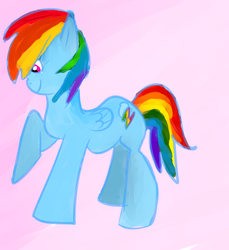 Size: 1373x1500 | Tagged: safe, artist:sadyuri, rainbow dash, g4, female, solo