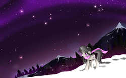 Size: 1900x1180 | Tagged: safe, artist:cyanaeolin, octavia melody, g4, clothes, female, scarf, solo, winter