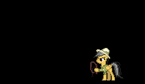 Size: 208x121 | Tagged: safe, artist:superwriter, daring do, g4, animated, attack, curse of the lost kingdom, female, solo, sprite