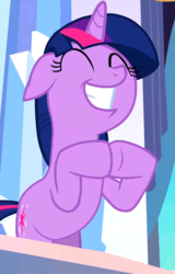 Size: 306x478 | Tagged: safe, screencap, twilight sparkle, g4, the crystal empire, adorkable, cute, dork, female, happy, smiling, solo