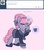 Size: 641x728 | Tagged: safe, artist:carnifex, oc, oc only, oc:velvet, pony, unicorn, ask velvet, ask, bathrobe, clothes, coffee, cute, female, magic, mare, morning ponies, ocbetes, pink background, simple background, sleepy, slippers, solo, telekinesis, tumblr, yawn