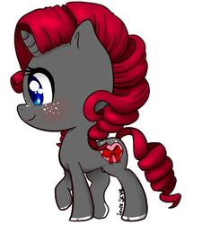 Size: 576x612 | Tagged: safe, artist:lexieskye, oc, oc only, pony, unicorn, blushing, solo