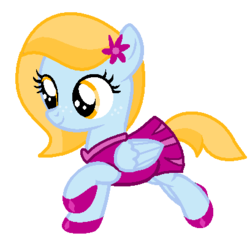 Size: 408x398 | Tagged: safe, artist:monkfishyadopts, oc, oc only, pegasus, pony, g4, clothes, female, filly, solo