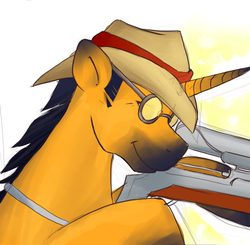 Size: 770x755 | Tagged: safe, artist:nadoka69, pony, ponified, sniper, sniper (tf2), solo, team fortress 2