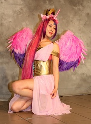 Size: 753x1024 | Tagged: safe, princess cadance, human, g4, cosplay, irl, irl human, photo, solo