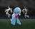 Size: 2932x2448 | Tagged: safe, artist:shiverbear, trixie, pony, unicorn, g4, alicorn amulet, female, glowing eyes, lightning, mare, solo