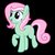 Size: 895x892 | Tagged: safe, artist:vanillecream, minty, earth pony, pony, g3, g4, black background, female, g3 to g4, generation leap, mare, simple background, solo