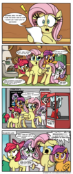 Size: 1000x2355 | Tagged: safe, artist:daniel-sg, apple bloom, fluttershy, scootaloo, sweetie belle, thunderlane, oc, oc:digibrony, earth pony, pegasus, pony, unicorn, g4, cinema, comic, crying, cutie mark crusaders, female, filly, foal, mare, meme, weegee