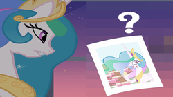 Size: 1280x720 | Tagged: safe, edit, princess celestia, g4, my little pony: friendship is magic, season 4, cake, cakelestia