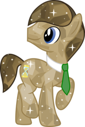 Size: 1855x2766 | Tagged: safe, artist:jaybugjimmies, doctor whooves, time turner, crystal pony, earth pony, pony, g4, crystallized, male, simple background, solo, transparent background, vector