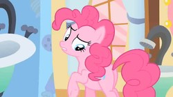 Size: 1280x720 | Tagged: safe, screencap, pinkie pie, g4, female, needs more jpeg, pixels as big as hams, solo