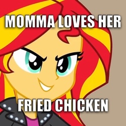 Size: 600x600 | Tagged: safe, sunset shimmer, equestria girls, g4, female, image macro, solo