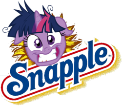 Size: 1500x1300 | Tagged: safe, twilight sparkle, g4, adventure in the comments, female, insanity, literally twilight snapple, pun, random, snapple, solo, twilight snapple, wat