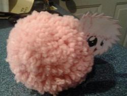 Size: 400x300 | Tagged: safe, artist:ritalabella, oc, oc only, oc:fluffle puff, craft, paper child, photo, wool ball