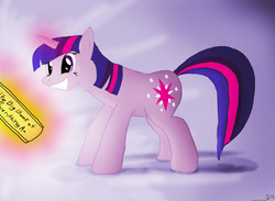 Size: 3000x2200 | Tagged: safe, artist:goina, twilight sparkle, g4, book, female, smiling, solo