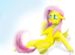 Size: 3000x2200 | Tagged: safe, artist:goina, fluttershy, g4, crying, female, solo