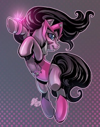 Size: 665x840 | Tagged: safe, artist:cassandrajames, pony, armor, carol ferris, comics, ponified, solo, star sapphire