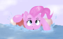 Size: 757x473 | Tagged: source needed, safe, artist:axel, pinkie pie, g4, 30 minute art challenge, female, solo, swimming