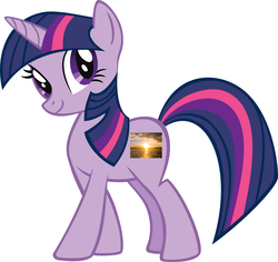 Size: 2500x2362 | Tagged: safe, twilight sparkle, g4, female, literal cutie marks, smiling, solo