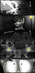 Size: 950x2000 | Tagged: safe, artist:ichibangravity, octavia melody, comic:broken record, g4, lightning, this will end in tears and/or death