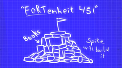 Size: 1184x667 | Tagged: safe, screencap, friendship is witchcraft, g4, blueprint, book fort