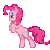 Size: 50x50 | Tagged: safe, artist:h-swilliams, part of a set, pinkie pie, g4, animated, female, lowres, pixel art, simple background, solo, transparent background