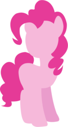 Size: 990x1840 | Tagged: safe, artist:daggetwithadagger, pinkie pie, g4, female, minimalist, solo