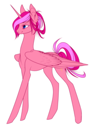 Size: 1308x1798 | Tagged: safe, artist:haventide, oc, oc only, oc:lightning rod, alicorn, pony, alicorn oc, simple background, solo, transparent background