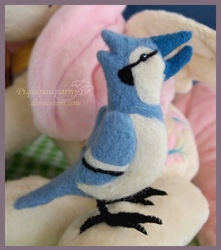 Size: 668x755 | Tagged: safe, artist:piquipauparro, fluttershy, bird, blue jay, g4, irl, photo, plushie