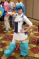 Size: 853x1280 | Tagged: safe, dj pon-3, vinyl scratch, human, g4, cosplay, irl, irl human, photo