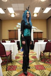 Size: 853x1280 | Tagged: safe, queen chrysalis, human, g4, cosplay, irl, irl human, photo, solo