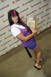 Size: 683x1024 | Tagged: safe, twilight sparkle, human, g4, cosplay, irl, irl human, photo, sandals, solo