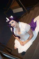 Size: 681x1024 | Tagged: safe, rarity, human, g4, cosplay, irl, irl human, photo, solo