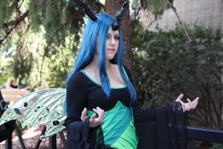 Size: 1152x768 | Tagged: safe, artist:ifria, queen chrysalis, human, g4, cosplay, irl, irl human, photo