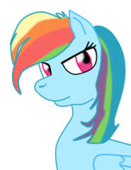 Size: 185x240 | Tagged: safe, artist:odiz, rainbow dash, g4, female, portrait, solo, wip