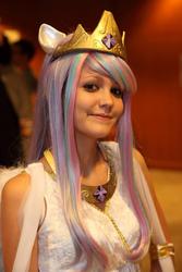 Size: 768x1152 | Tagged: safe, princess celestia, human, g4, cosplay, irl, irl human, photo, solo