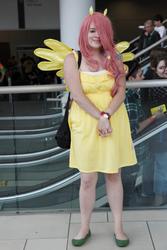 Size: 768x1152 | Tagged: artist needed, safe, fluttershy, human, g4, convention, cosplay, denver comic con 2012, fan expo denver, irl, irl human, photo