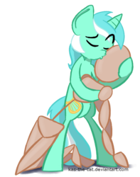 Size: 577x732 | Tagged: safe, artist:kas-the-cat, lyra heartstrings, pony, g4, bipedal, female, human fetish, humie, kissing, mannequin, not creepy, simple background, solo, transparent background